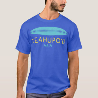 SURFBOARD TEAHUPOO TAHITI Tシャツ