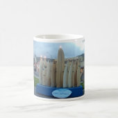 SurfboardMenorah.com コーヒーマグカップ (中央)