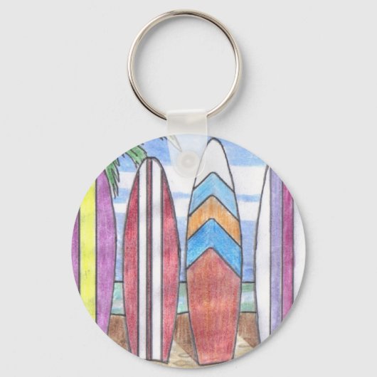 SURFBOARDSキーチェーン キーホルダー (正面)