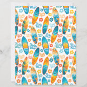Surfboards Scrapbook Paper (裏面)