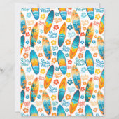 Surfboards Scrapbook Paper (正面)