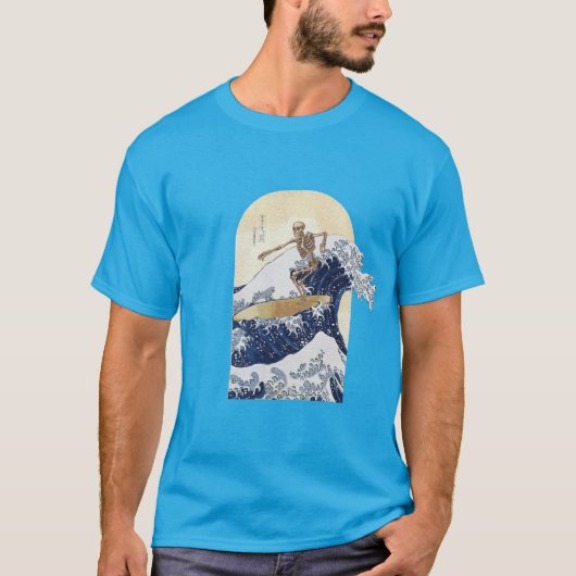 Surfeando la gran ola de kanagawa tシャツ (正面)
