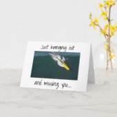 **SURFER**は、***誕生日メッセージを送信します**** カード (黄色い花)