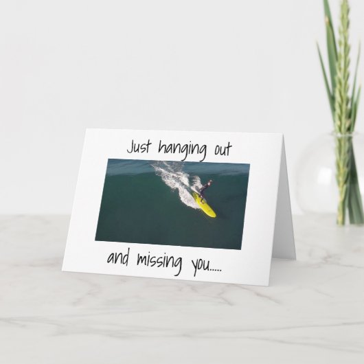 **SURFER**は、***誕生日メッセージを送信します**** カード (正面)