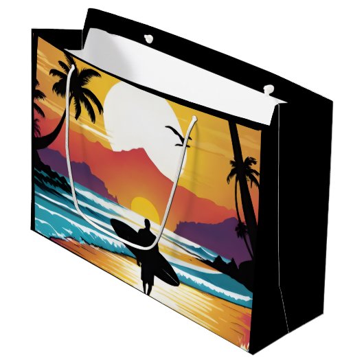 Surfer ラージペーパーバッグ (正面アングル)
