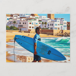 Surfer dude in Taghazout ポストカード