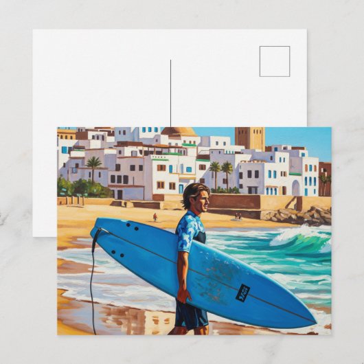 Surfer dude in Taghazout ポストカード (正面/裏面)