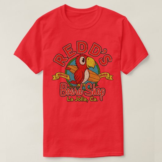 Surfer Redds Board Shop 1968 Tシャツ (デザイン正面)