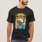 Surfer Skeleton Waves  Surfboard Surfrider Taco Su Tシャツ (正面)