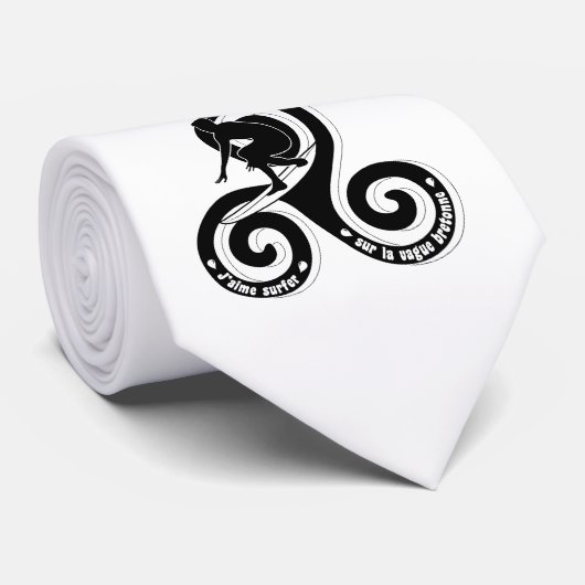 Surfer sur la abgy bretonne (version home) ネクタイ (ロール)