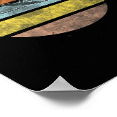 Surfer Surfing Wave Wing Foiling Surf Surfing Hear ポスター (角)