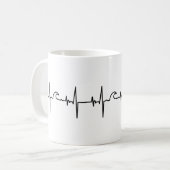 Surfer Tasse heartline コーヒーマグカップ (正面左)
