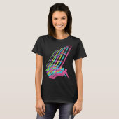 Surfer Windsurfing 80s Colors 1980s Tシャツ (正面フル)