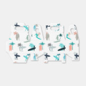 Surfers and Palm Trees Pattern フェイバーボックス (折り畳みなし)