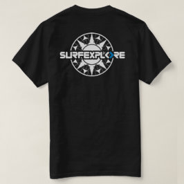 surfEXPLOREの綿のTシャツ Tシャツ