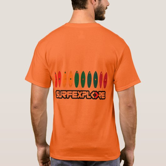 surfEXPLORE + Bella Canvas オーガニック Cotton Tシャツ (裏面)