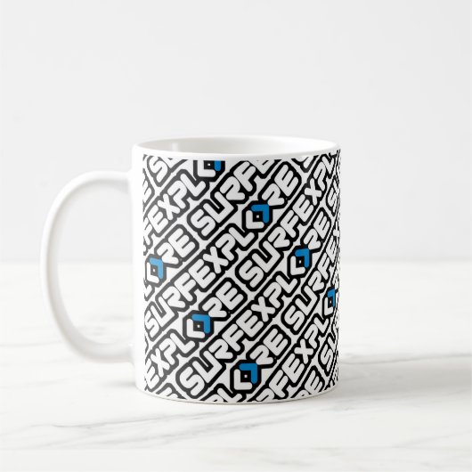 surfEXPLORE Logo Coffee Mug コーヒーマグカップ (左)