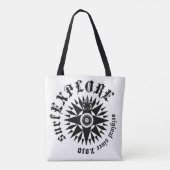 surfEXPLORE Logo Shoulder Tote Bag トートバッグ (裏面)