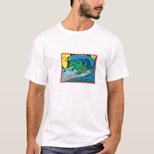 Surfinのサンショウウオ Tシャツ (正面)