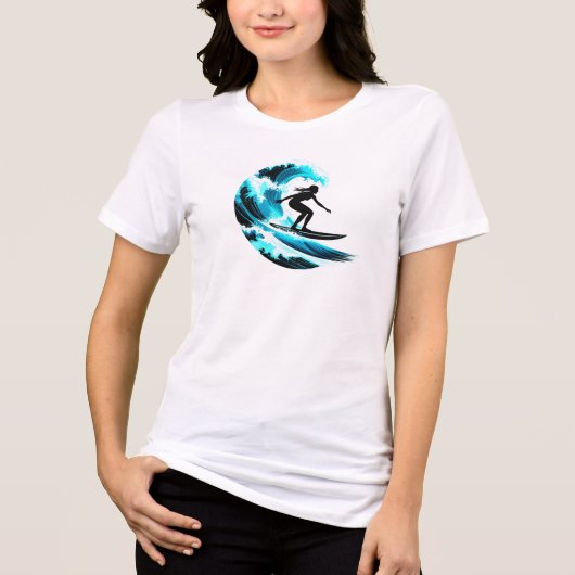 surfing トライブレンドＴシャツ (正面)