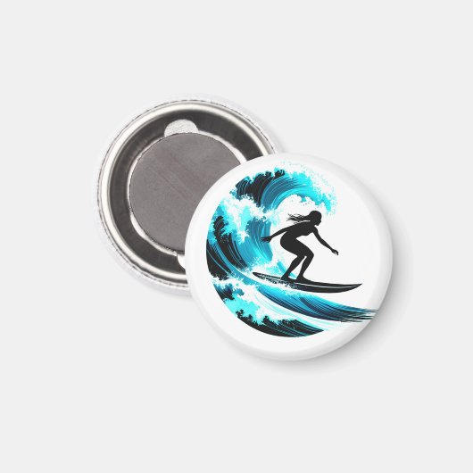 surfing マグネット (正面/裏面)