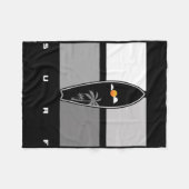 Surfing Apparel - Surfer Surf _2 フリースブランケット (正面(横))