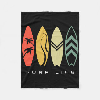 Surfing Apparel - Surfer Surf _3  フリースブランケット