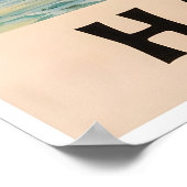 Surfing Art Surfer Print Hawaii Travel Poster ポスター (角)