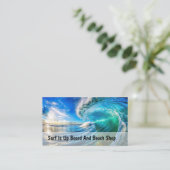 Surfing Beach Gear Business Cards 名刺 (スタンド正面)