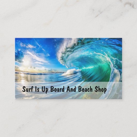 Surfing Beach Gear Business Cards 名刺 (正面)