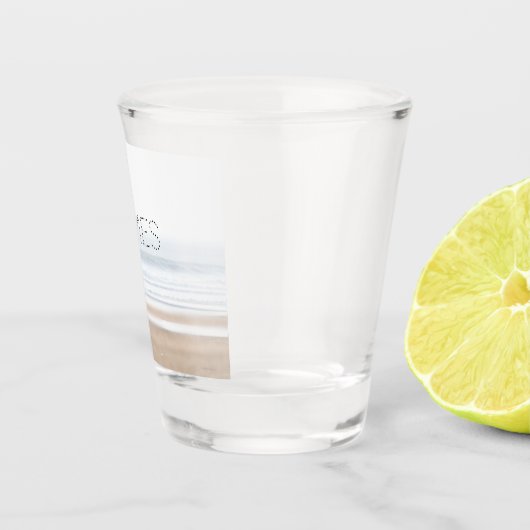 Surfing beach personalised ショットグラス (右)