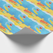 Surfing Birthday     ラッピングペーパー (角)