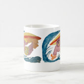 Surfing Gorilla コーヒーマグカップ (中央)