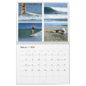 Surfing In Costa Rica 2026 Calendar カレンダー (2月 2026)