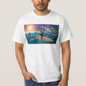 Surfing in the Clouds - Bonde do Mar Tシャツ (正面)