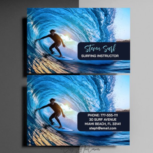 Surfing Instructor  名刺
