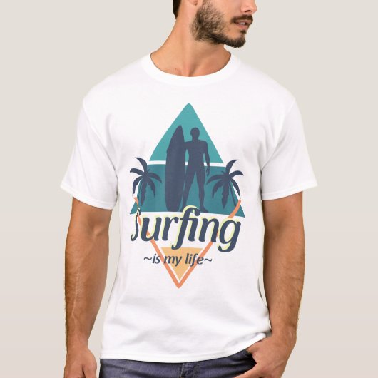 Surfing is My Life Tシャツ (正面)