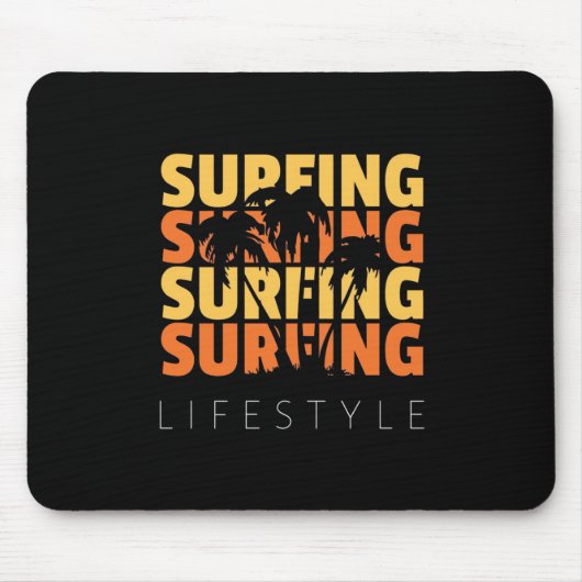Surfing Life Style Surfing マウスパッド (正面)