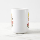 Surfing on a watermelon コーヒーマグカップ (中央)