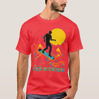 surfing on the waves of sound 80s style funny tシャツ