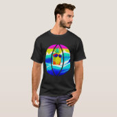 SURFING PINEAPPLE BEACH BALL Tシャツ (正面フル)
