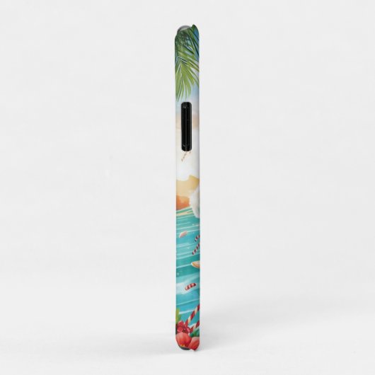 Surfing Santa Christmas with Santa Surfer Case-Mate iPhoneケース (裏面/右)