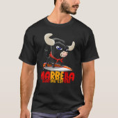 Surfing Spot Spain Marbella with Cute Taurus Tシャツ (正面)