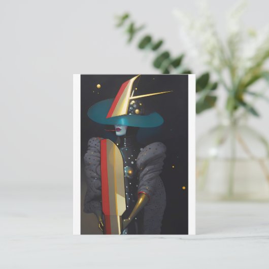 Surfing the Astro-Witch ポストカード (スタンド正面)