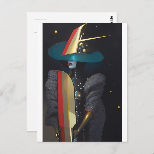 Surfing the Astro-Witch ポストカード (正面/裏面)