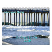 Surfing The Huntington Beach Pier 2026 カレンダー (カバー)