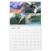 Surfing The Huntington Beach Pier 2026 カレンダー (1月 2027)