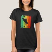 Surfing Tropical Island Hawaii Summer Holiday Surf Tシャツ (正面)