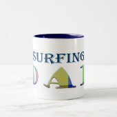SurfingDad ツートーンマグカップ (中央)