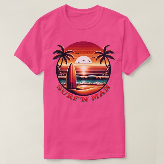 Surfn Man Tシャツ (デザイン正面)